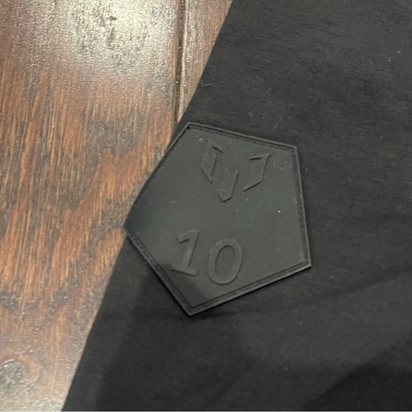 Messi Signature Cuff  Black Track Jacket Size Small- Soccer Athleisure - Picture 8 of 10